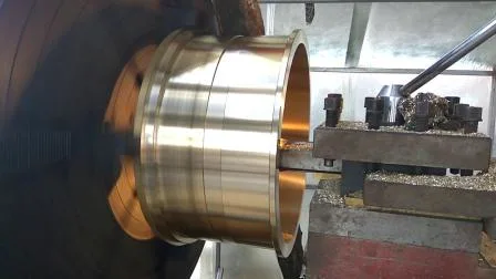 Buje de fundición centrífuga de aleación de latón/bronce/cobre con mecanizado en China